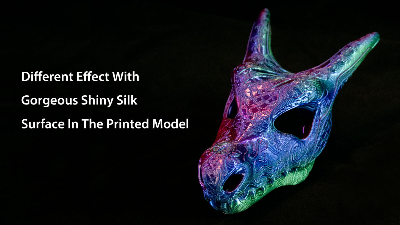 Blue-Red-Green PLA filament