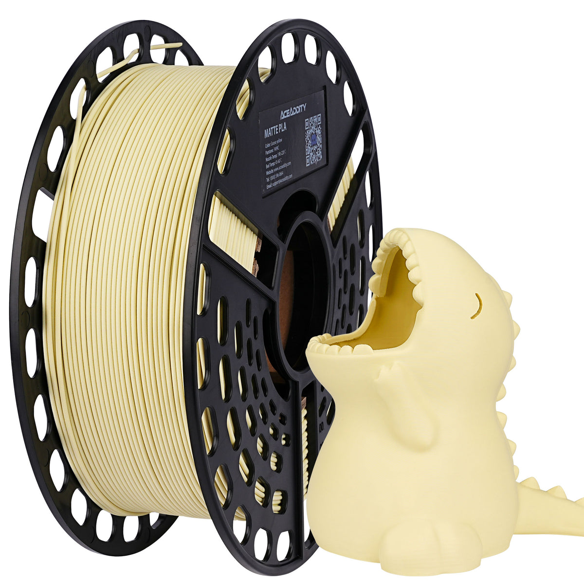 Matte PLA 3D Printer Filament, Dimensional Accuracy +/- 0.02 mm, 1 kg Spool, 1.75 mm