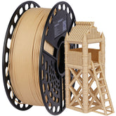 Wood PLA 3D Printer Filament, 30% Real Wood, Dimensional Accuracy +/- 0.02 mm, 1 kg Spool, 1.75 mm