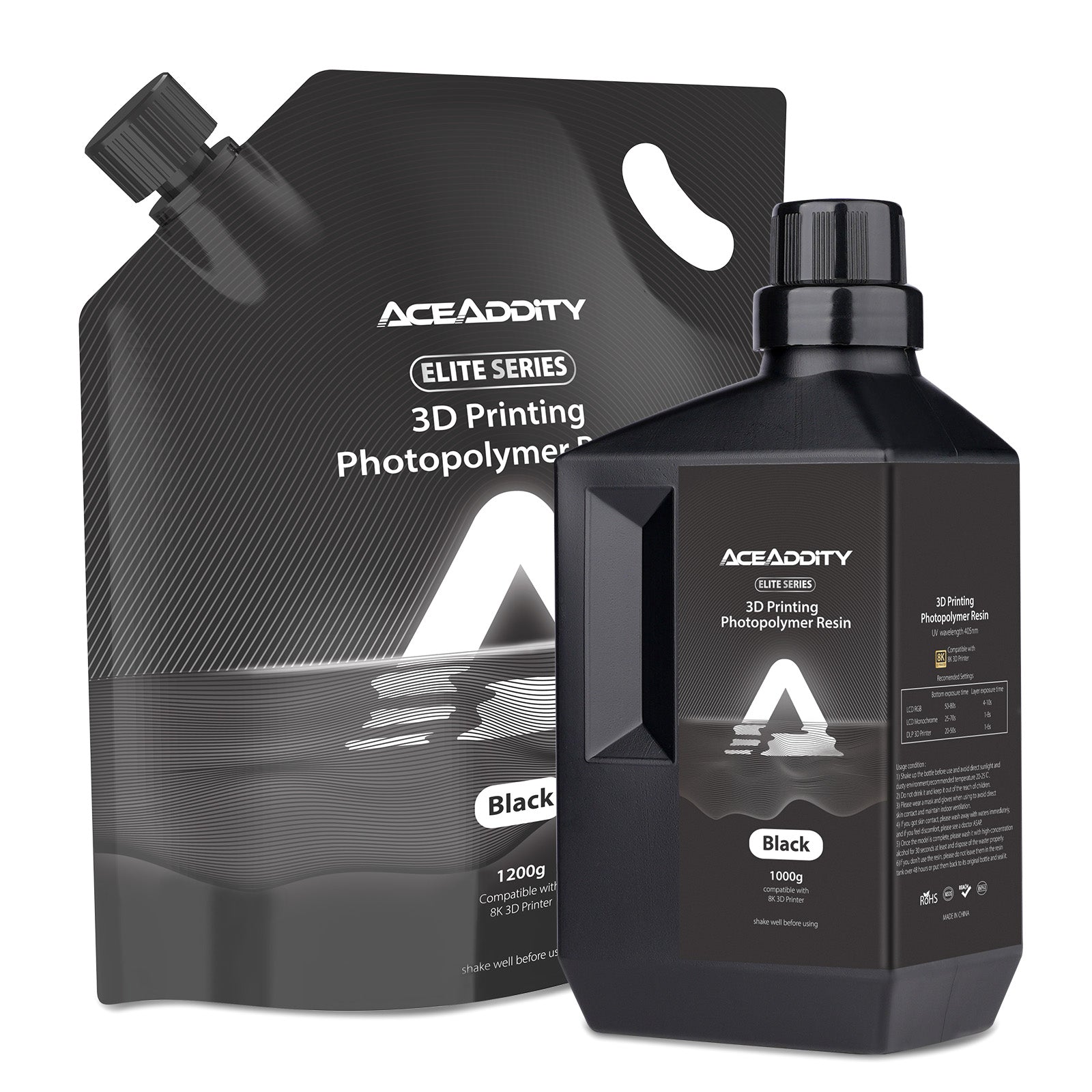 Aceaddity Elite Series Resin Compatible with 8K 3D Printer