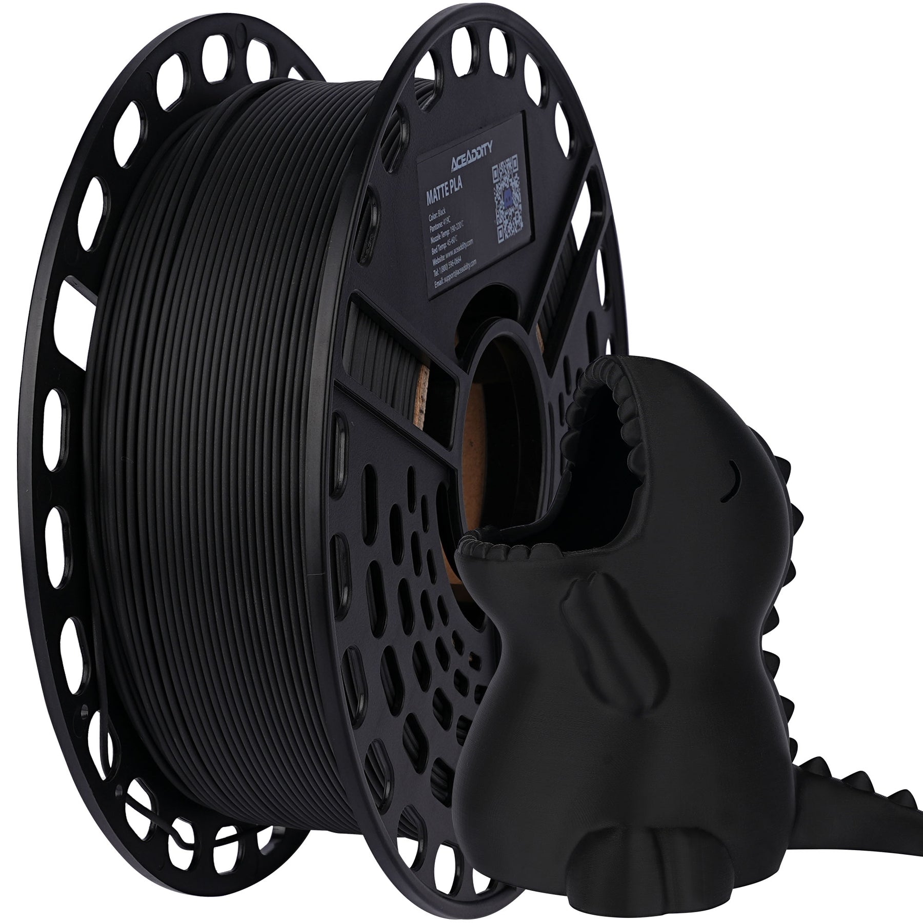 Matte PLA 3D Printer Filament, Dimensional Accuracy +/- 0.02 mm, 1 kg Spool, 1.75 mm
