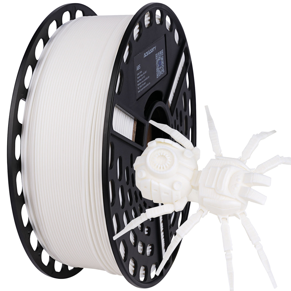 ABS 3D Printer Filament, Heat Resistant, Dimensional Accuracy +/- 0.02 mm,1 kg Spool, 1.75 mm
