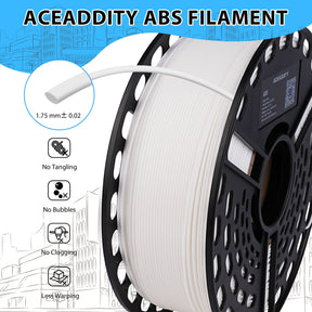 ABS 3D Printer Filament, Heat Resistant, Dimensional Accuracy +/- 0.02 mm,1 kg Spool, 1.75 mm