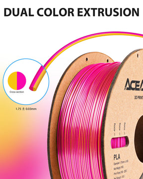 [Clearance Sale] Aceaddity Silk Multicolor PLA Get 4 at the Price of 3