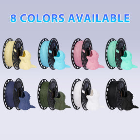 Matte PLA 3D Printer Filament, Dimensional Accuracy +/- 0.02 mm, 1 kg Spool, 1.75 mm