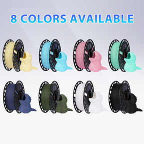 Matte PLA 3D Printer Filament, Dimensional Accuracy +/- 0.02 mm, 1 kg Spool, 1.75 mm