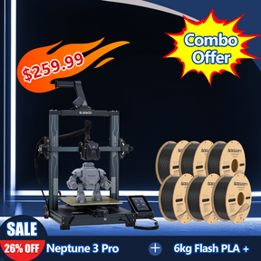 [Clearance Sale] ELEGOO Neptune 3 PRO + Flash pla plus 6KG Combo Offer